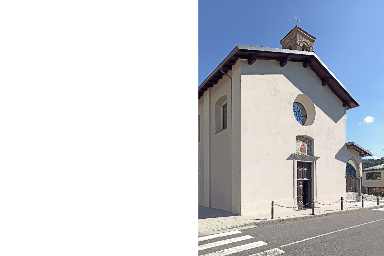 san maurizio: progetto di restauro per la sistemazione del sagrato, delle facciate, delle coperture e della torre campanaria della Chiesa di San Maurizio e della casa parrocchiale per la Parrocchia di Colzate.